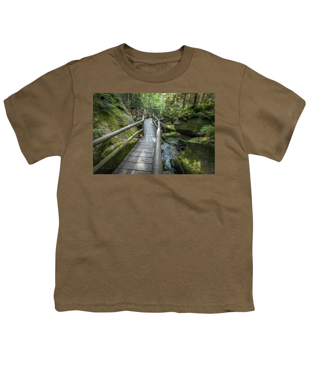 Lost Youth T-Shirt featuring the photograph Lost River Boardwalk 66 by White Mountain Images