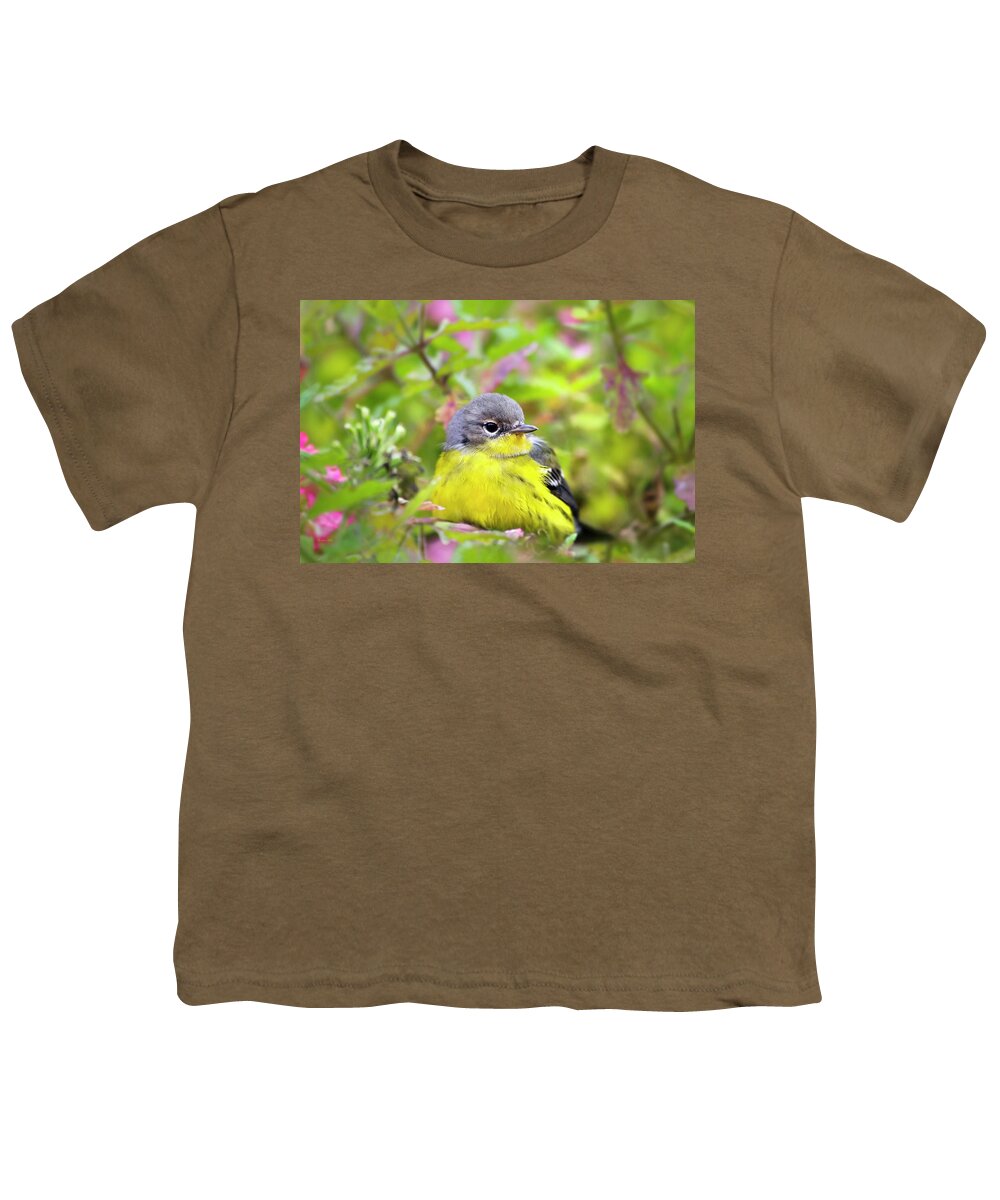 Warbler Youth T-Shirt featuring the photograph Magnolia Warbler Female by Christina Rollo