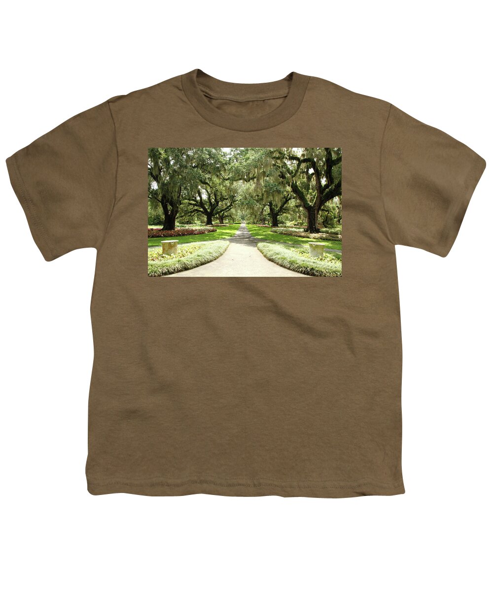 Park Youth T-Shirt featuring the photograph Majestic Oaks by Lens Art Photography By Larry Trager