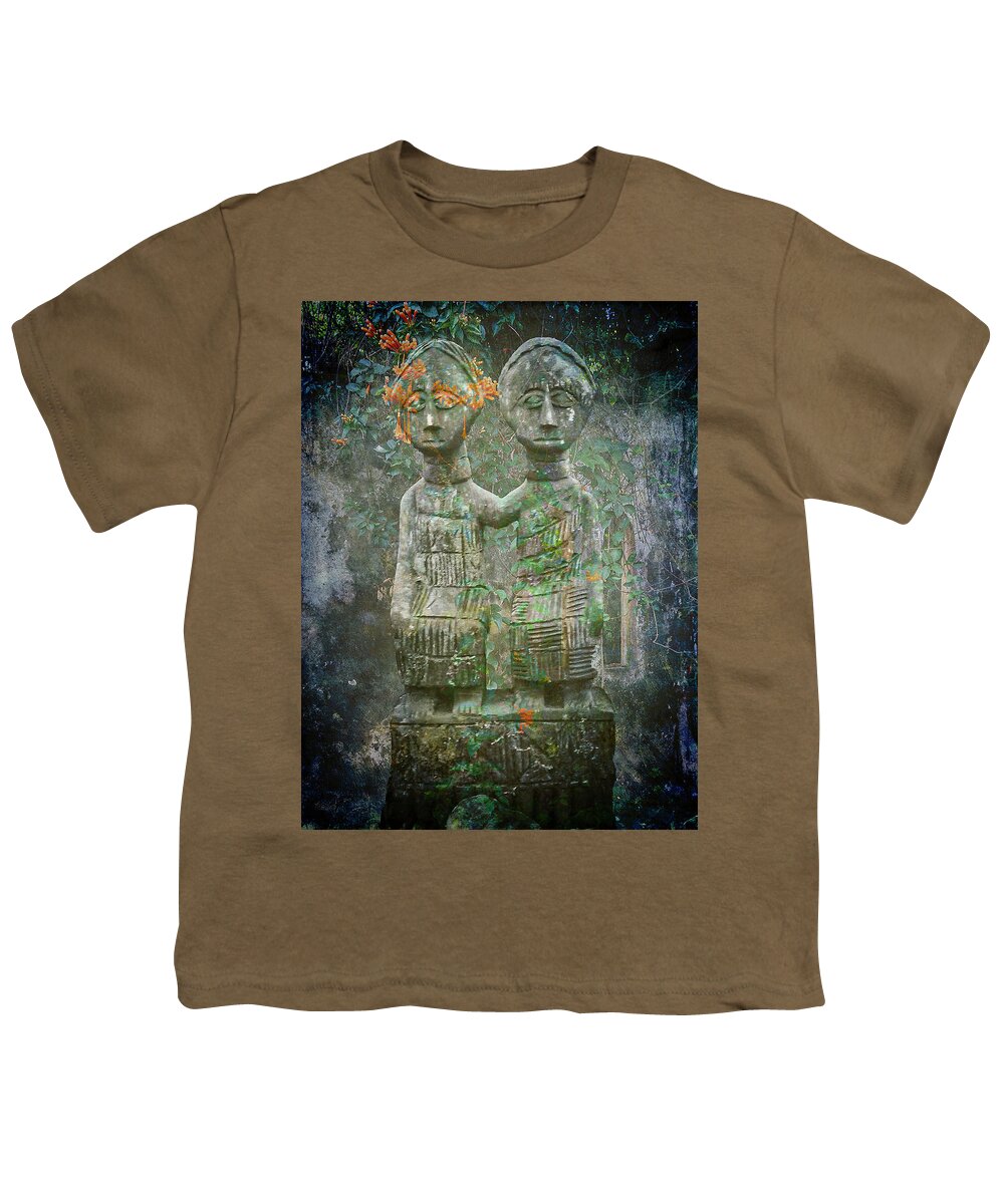 Flowers Youth T-Shirt featuring the photograph Me -n- You by Mary Lee Dereske