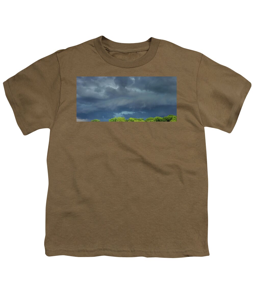 Weather Youth T-Shirt featuring the photograph Middle Tennessee Thunderstorm by Ally White