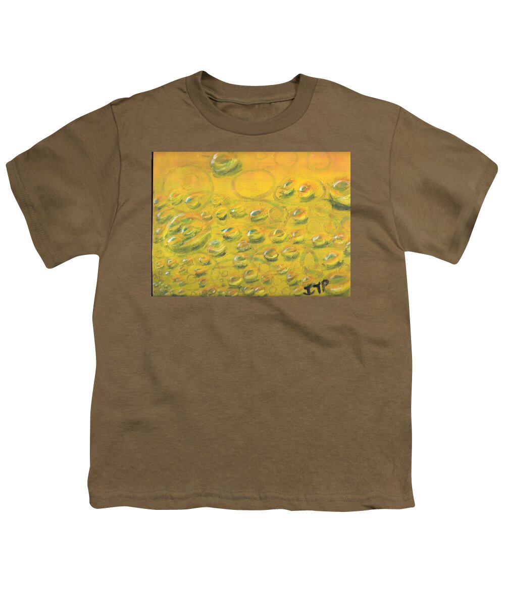 Rebirth Youth T-Shirt featuring the painting New Worlds Forming by Esoteric Gardens KN
