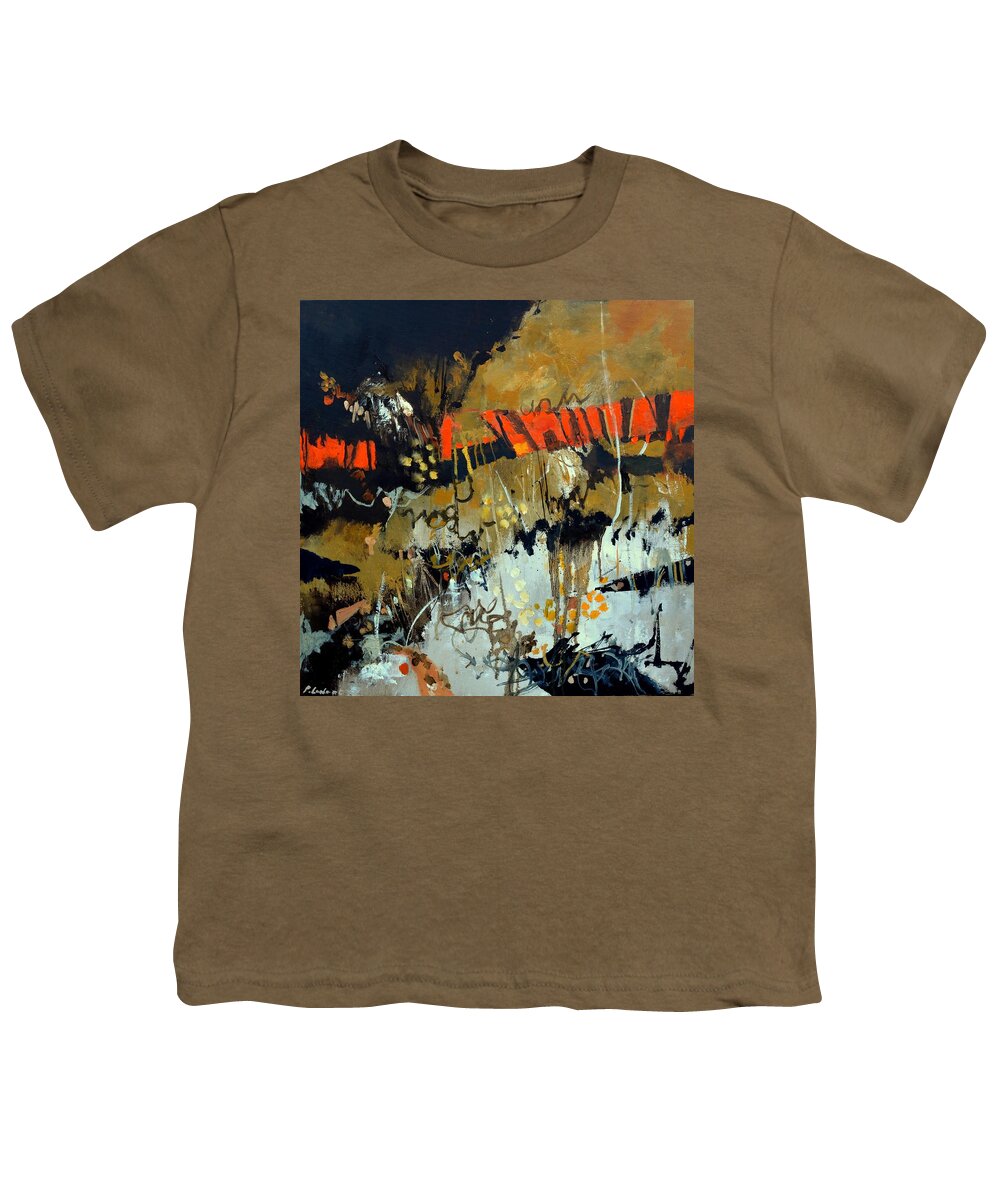 Abstract Youth T-Shirt featuring the painting Night aubade by Pol Ledent