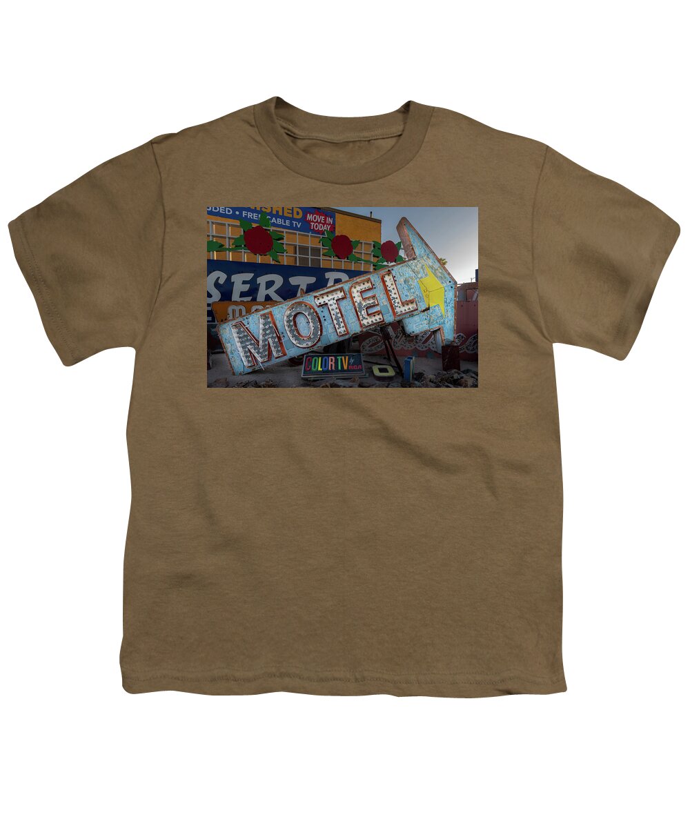 Motel Youth T-Shirt featuring the photograph No Vacancy by Bryan Xavier