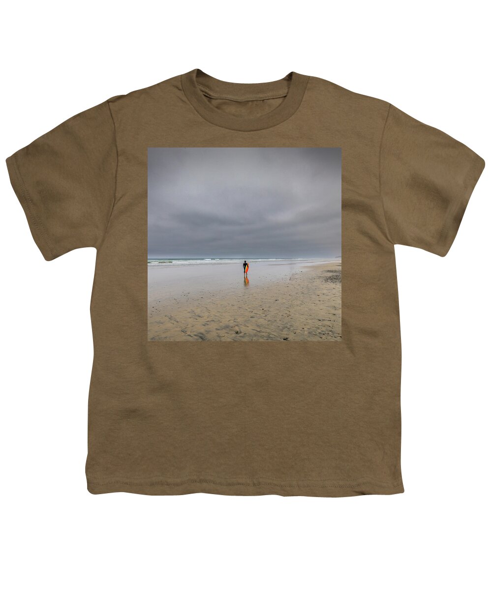 Sand Youth T-Shirt featuring the photograph Orange - Square Crop by Peter Tellone