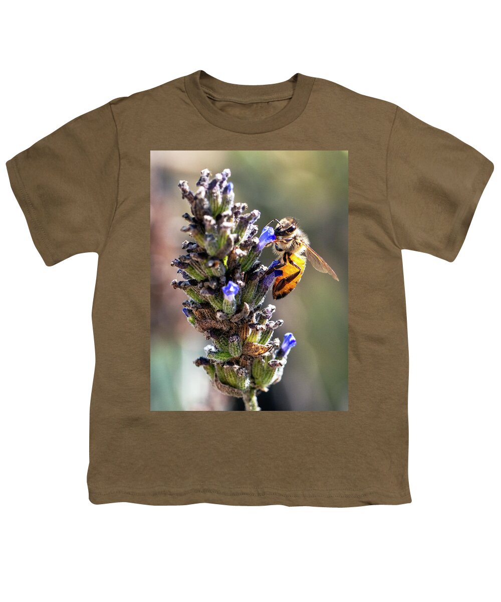 Bee Youth T-Shirt featuring the photograph Passing The Whiff Test by Joe Schofield