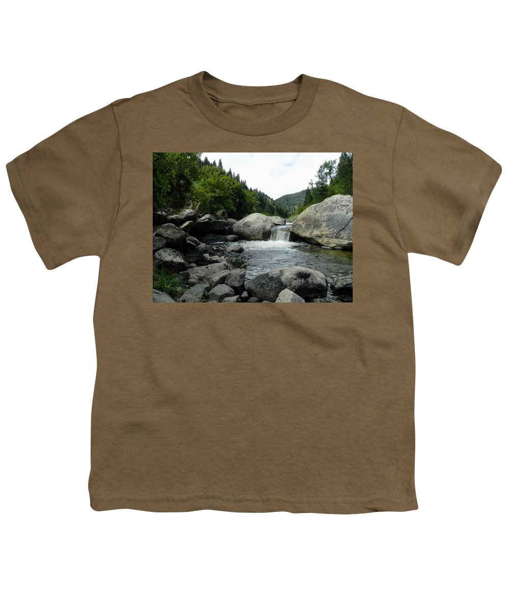 River Youth T-Shirt featuring the photograph Payette River Pool by Amanda R Wright