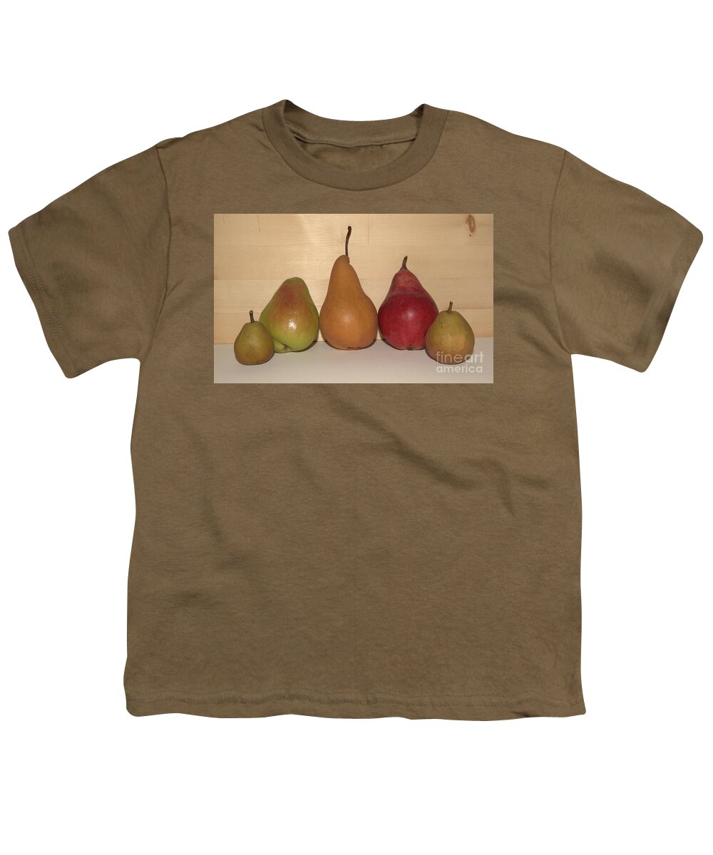 Pears Youth T-Shirt featuring the photograph Pear Portrait by Kae Cheatham