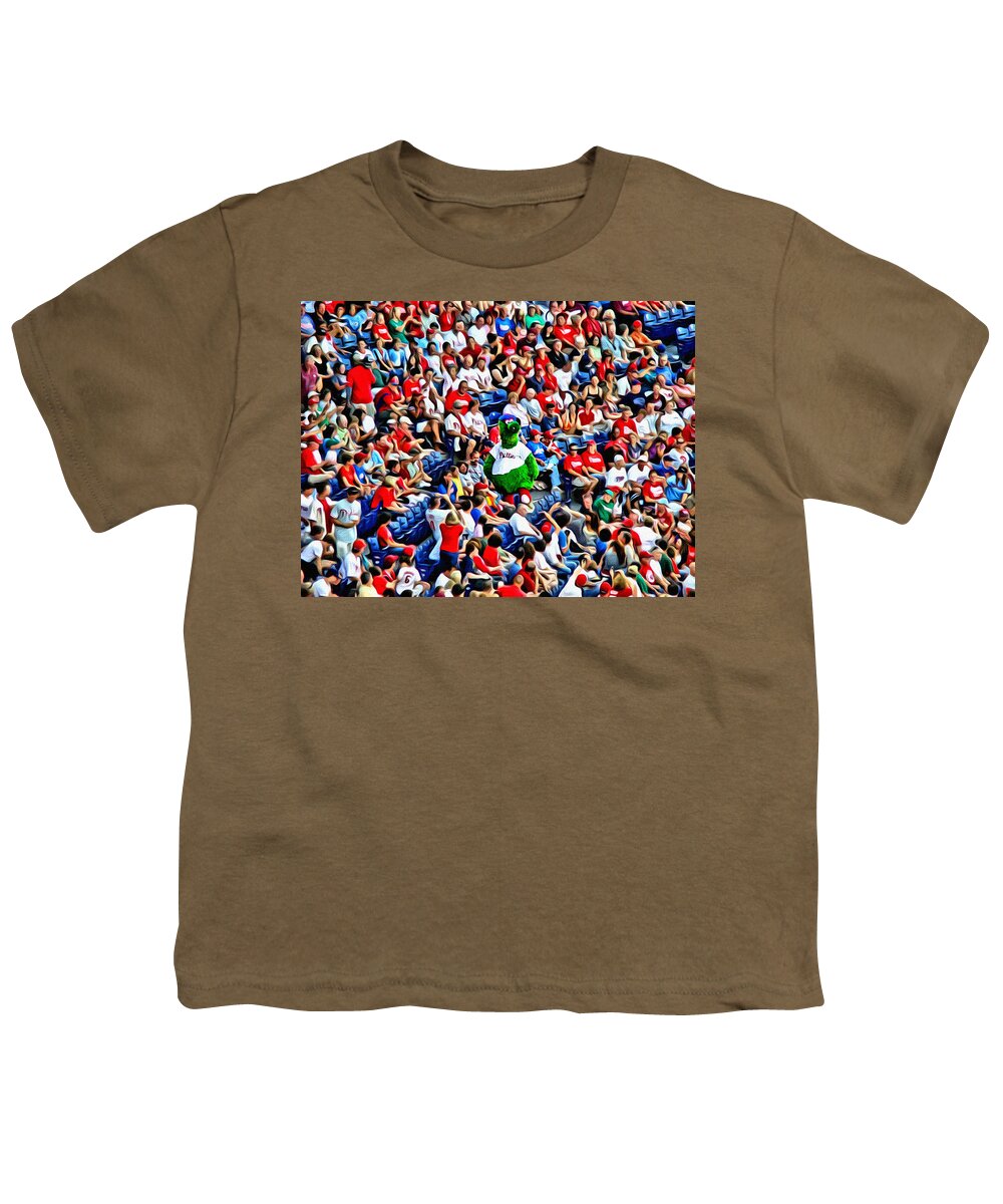 Alicegipsonphotographs Youth T-Shirt featuring the photograph Phanatic In The Crowd by Alice Gipson