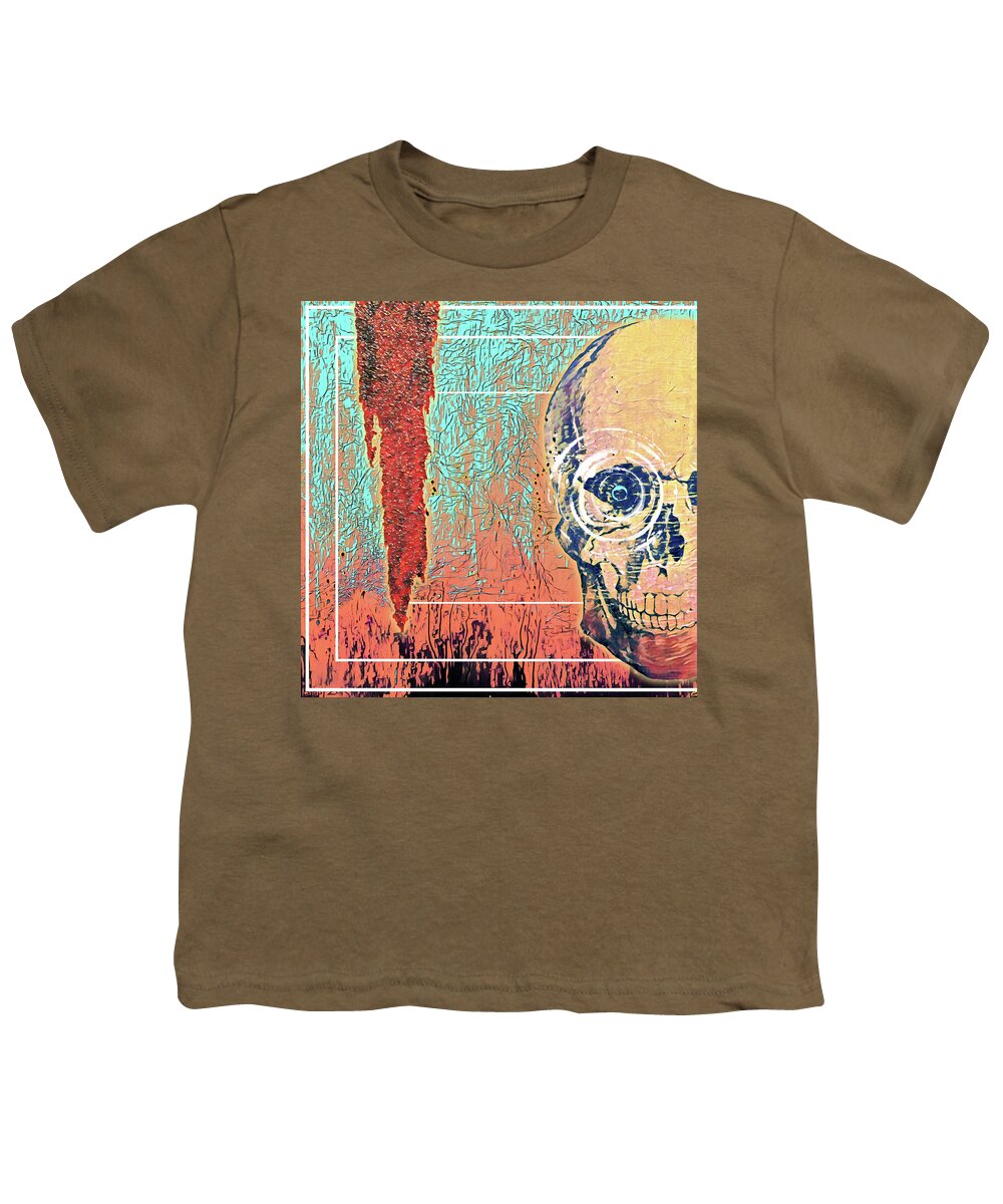 Bobby Zeik Youth T-Shirt featuring the digital art Playing Pretend NFT design 8 by Bobby Zeik