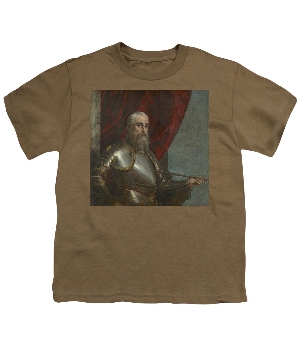 Paolo Veronese Youth T-Shirt featuring the painting Portrait of Agostino Barbarigo by Paolo Veronese