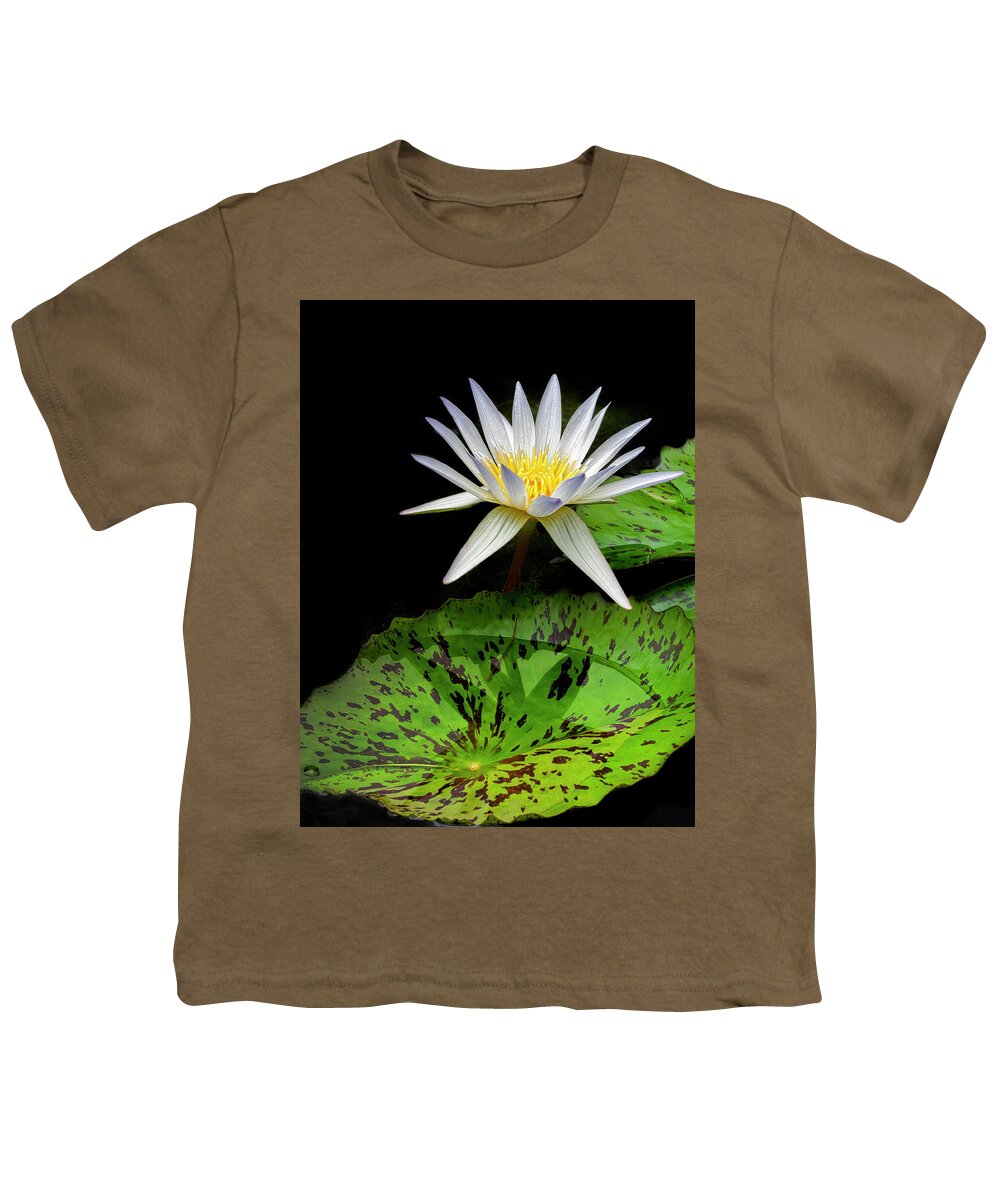 Floral Youth T-Shirt featuring the photograph Purity. by Usha Peddamatham