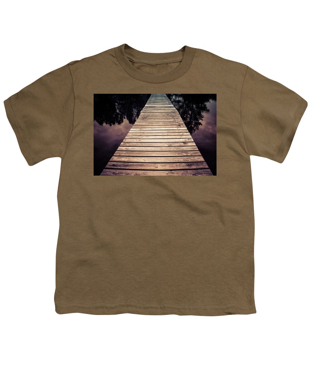 Trail Youth T-Shirt featuring the photograph Reflective Walk #5 by Jennifer Wright