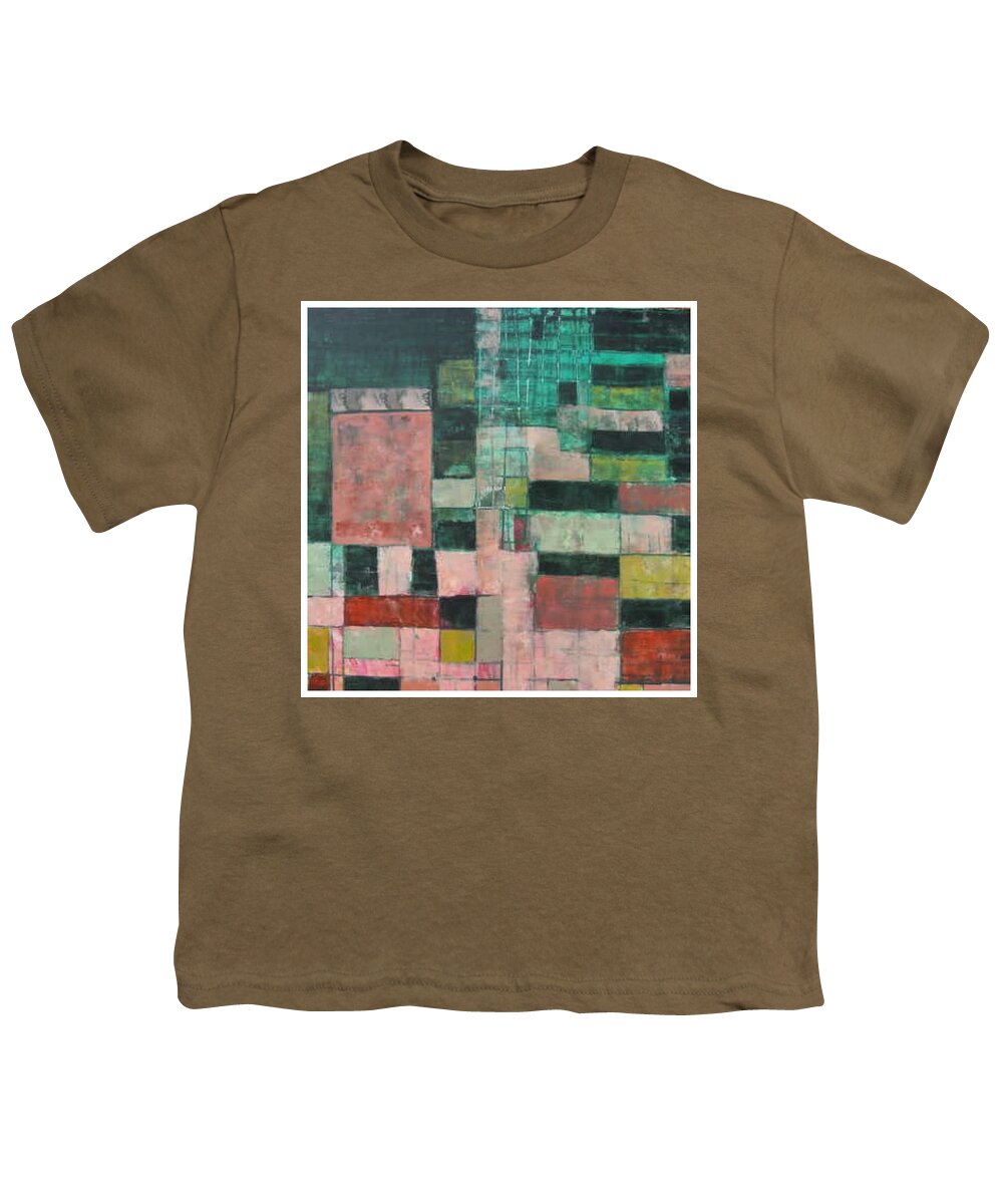  Youth T-Shirt featuring the painting Rejecting Plasticity by Try Cheatham