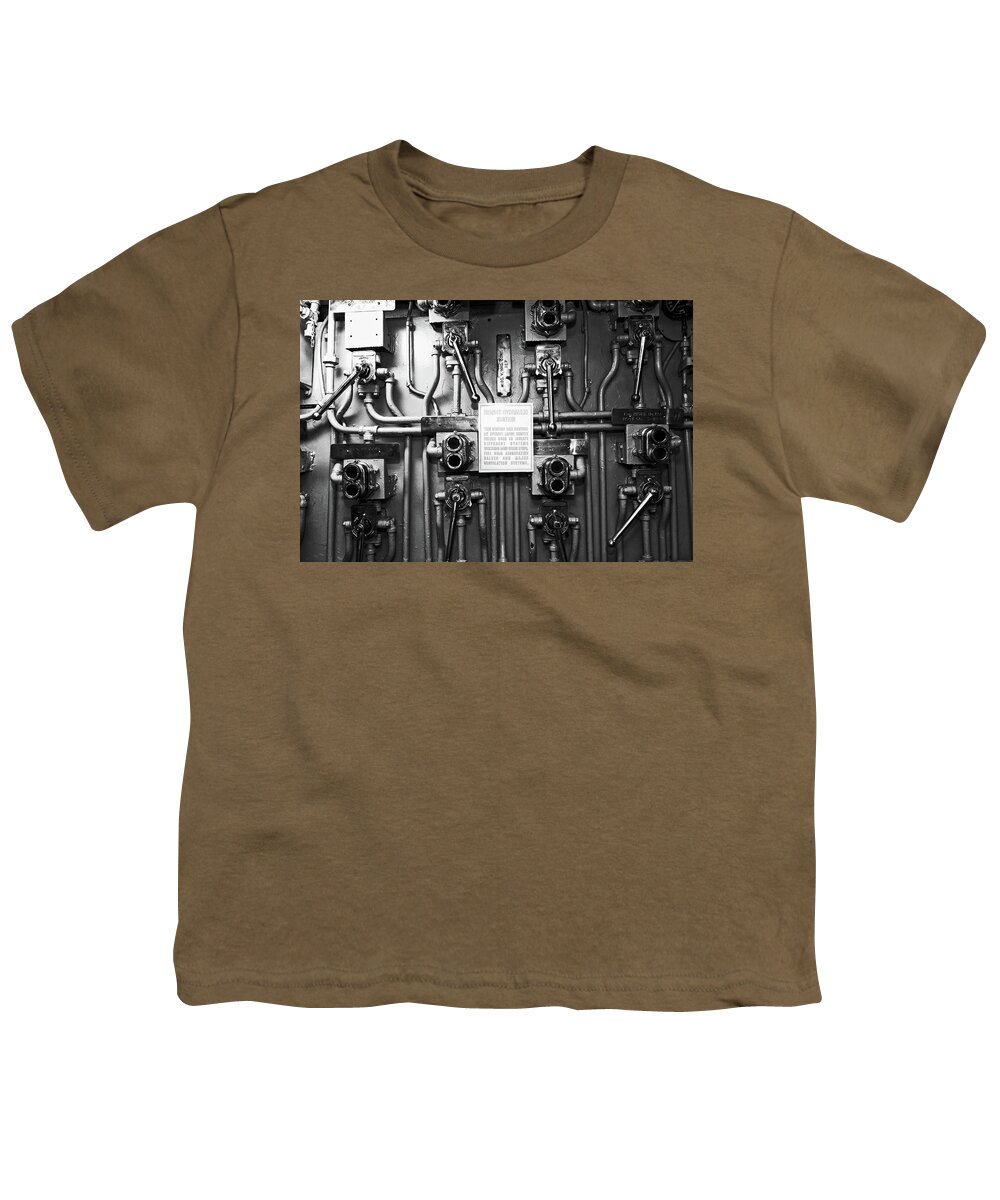 Historic Youth T-Shirt featuring the photograph Remote Hydraulic Station by George Taylor