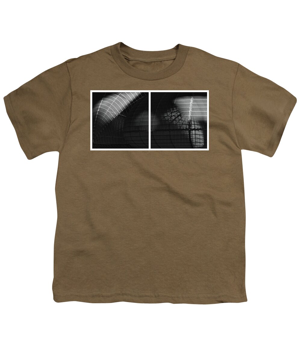 Abstract Youth T-Shirt featuring the photograph Restricted Space And Incidental Limitation by Elvira Peretsman