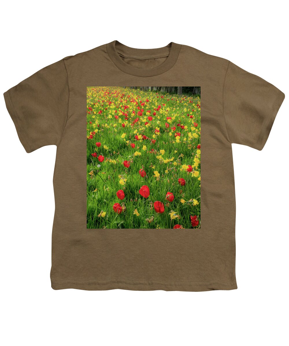 Dublin Youth T-Shirt featuring the photograph Roadside Verge by Mark Llewellyn