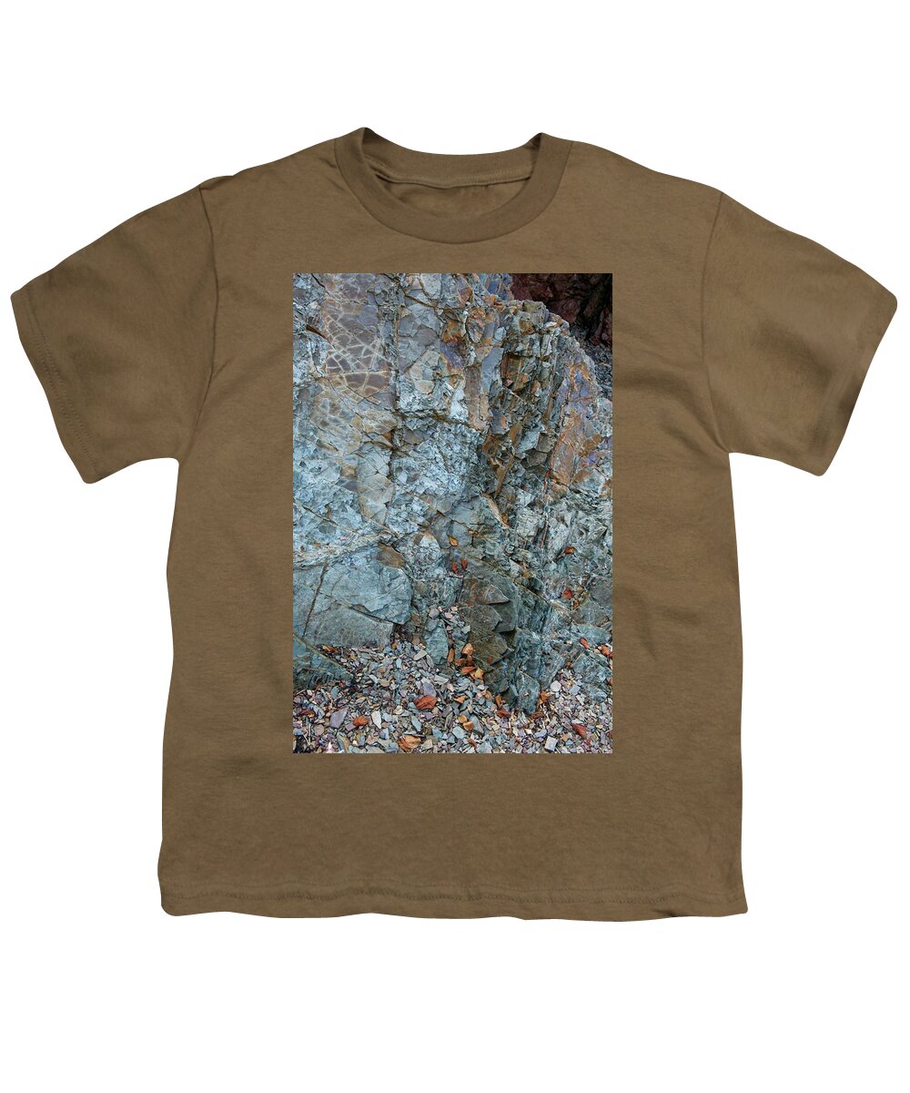 Rocks Youth T-Shirt featuring the photograph Rocks 2 by Alan Norsworthy
