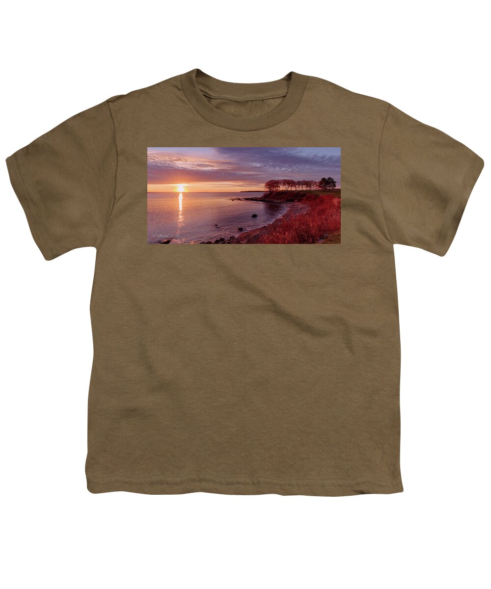 Maine Youth T-Shirt featuring the photograph Samoset Sunrise by David Lee
