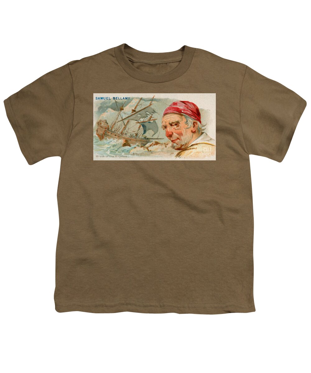 1888 Youth T-Shirt featuring the photograph Samuel Bellamy, English Pirate by Science Source