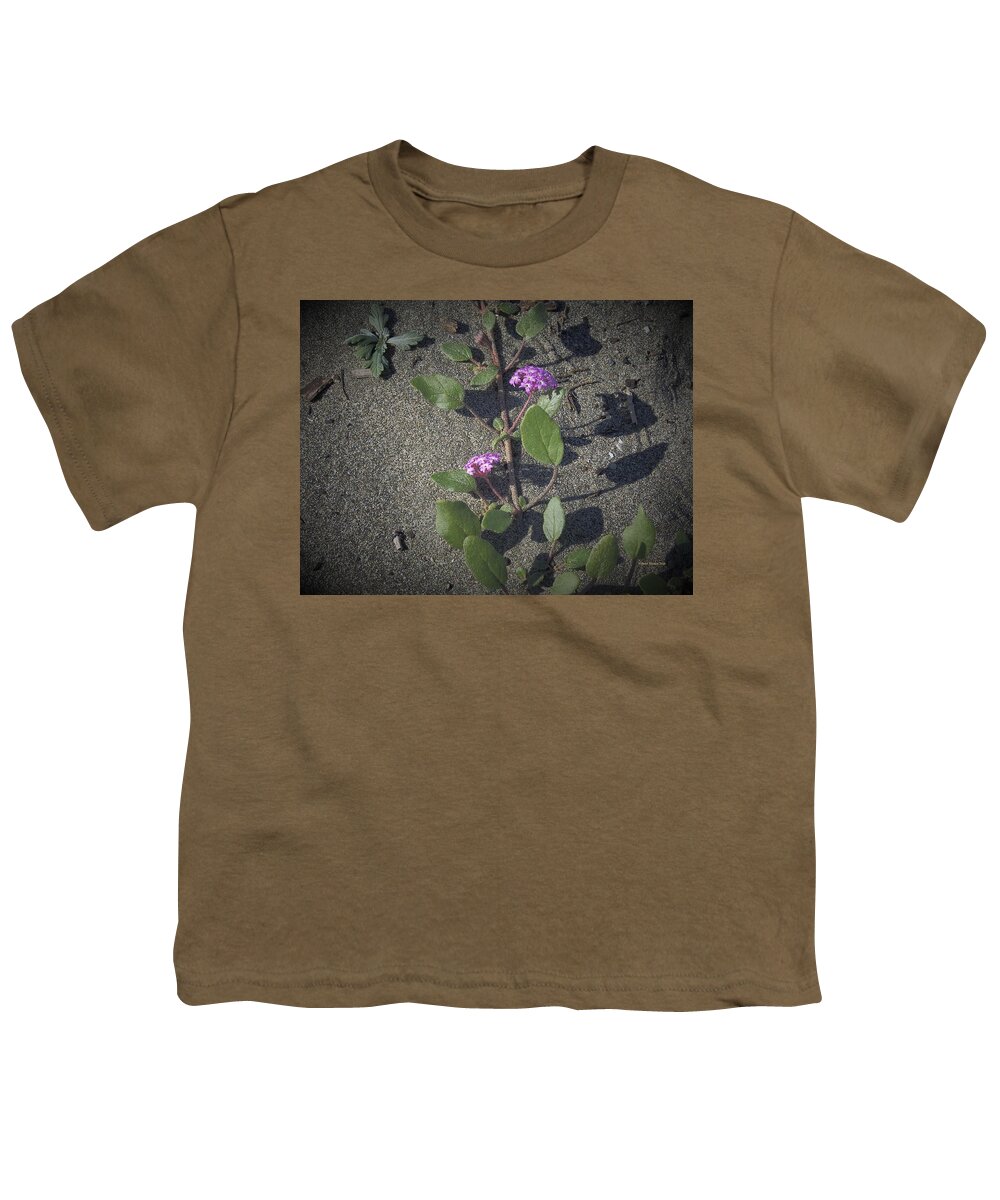 Pink Youth T-Shirt featuring the photograph Sand-Verbenas by Richard Thomas