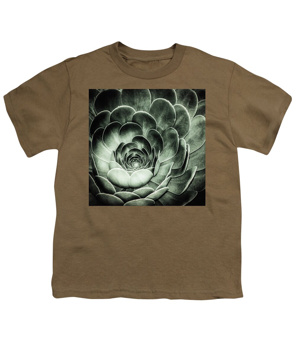 Environmental Youth T-Shirt featuring the photograph Santa Barbara Succulent #4 by Jennifer Wright