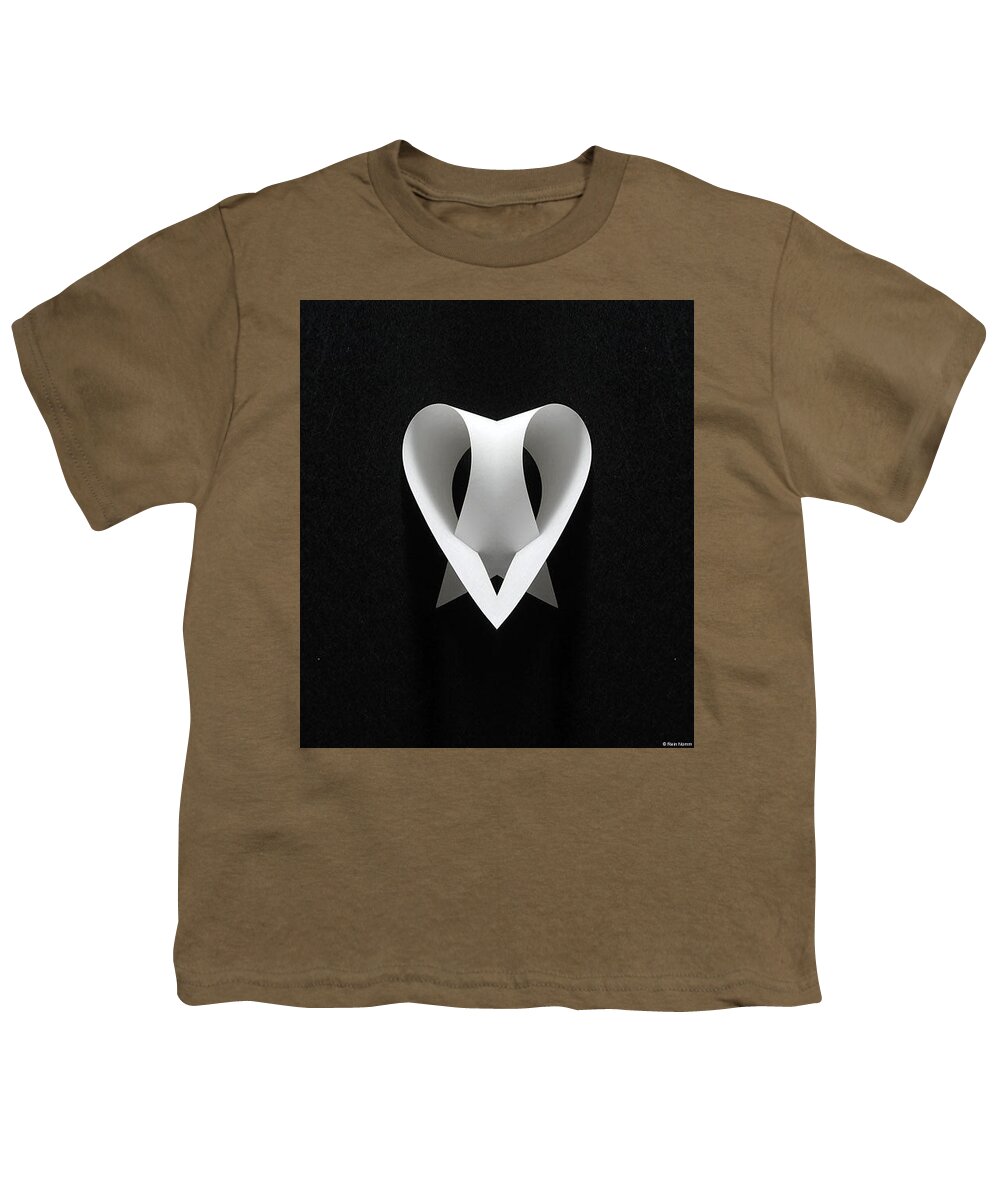  Youth T-Shirt featuring the sculpture Self Love by Rein Nomm