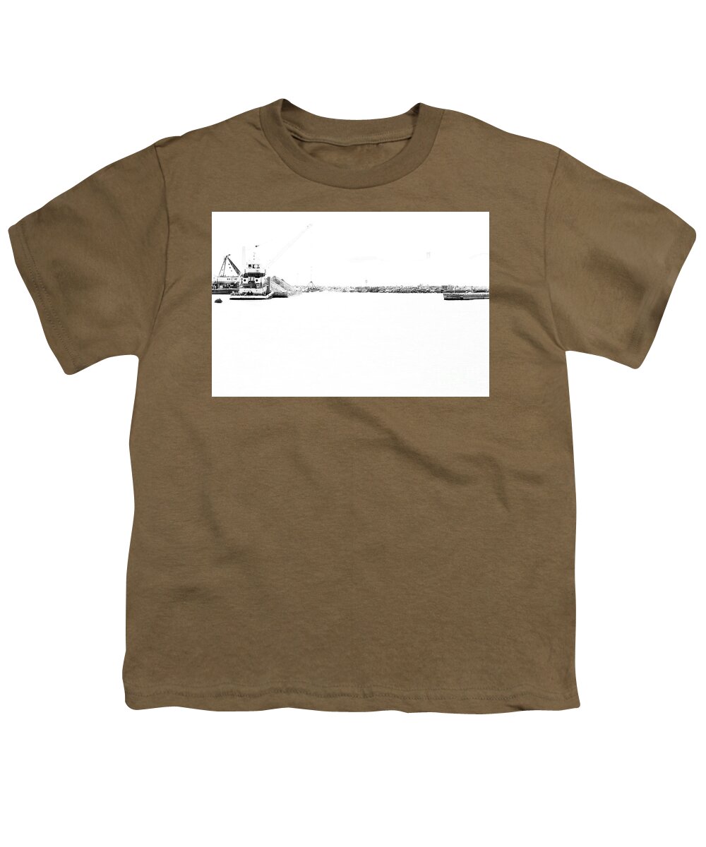San Francisco Youth T-Shirt featuring the photograph SF Bay Abstract by Manuela's Camera Obscura