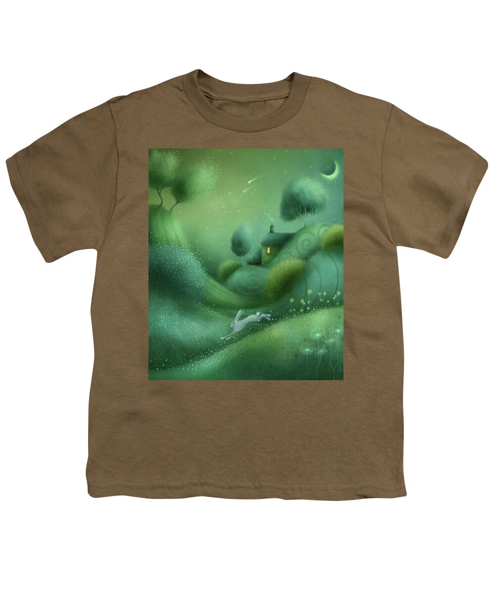 Wildlife Youth T-Shirt featuring the painting Shooting Stars by Joe Gilronan
