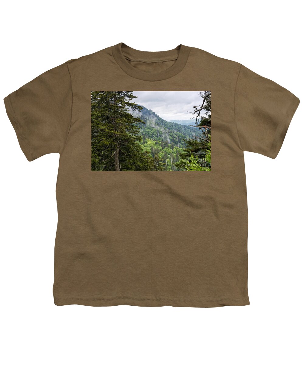 Nature Youth T-Shirt featuring the photograph Smoky Mountains by Phil Perkins