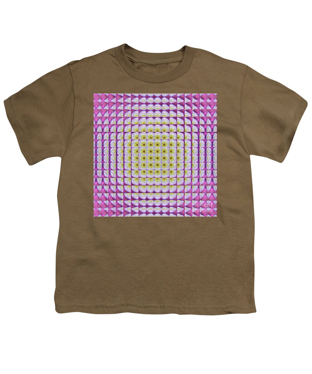 Pink Youth T-Shirt featuring the digital art Spring Break by Rachel Hannah