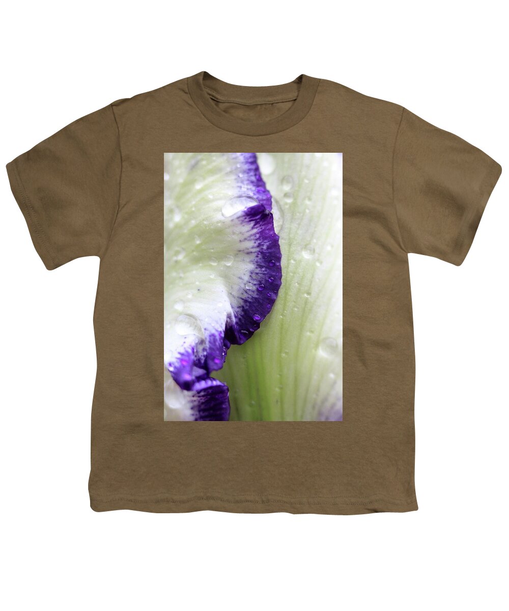Flower Youth T-Shirt featuring the photograph Sprinkled With Rain by Lens Art Photography By Larry Trager
