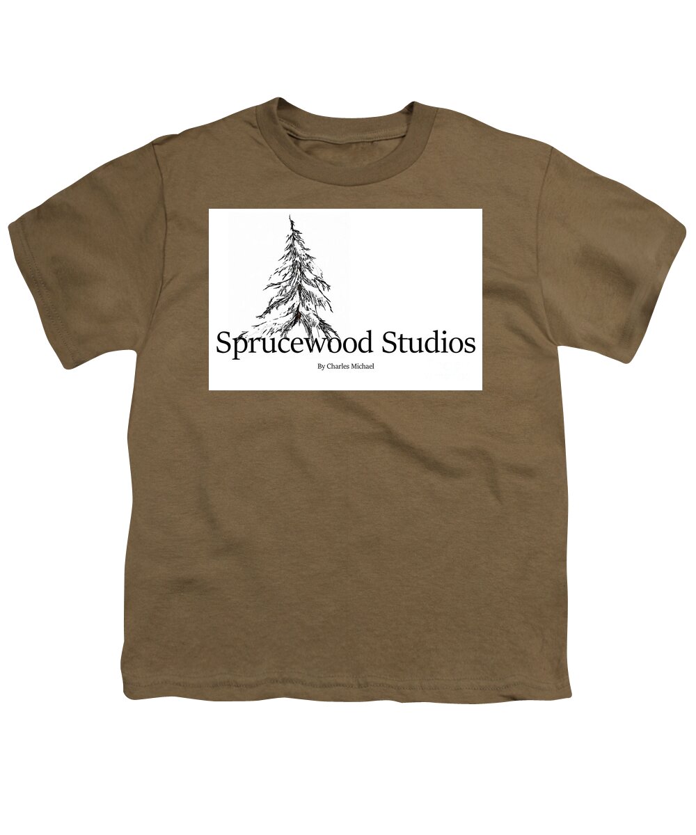Photography Youth T-Shirt featuring the photograph Sprucewood Studios by Charles Vice