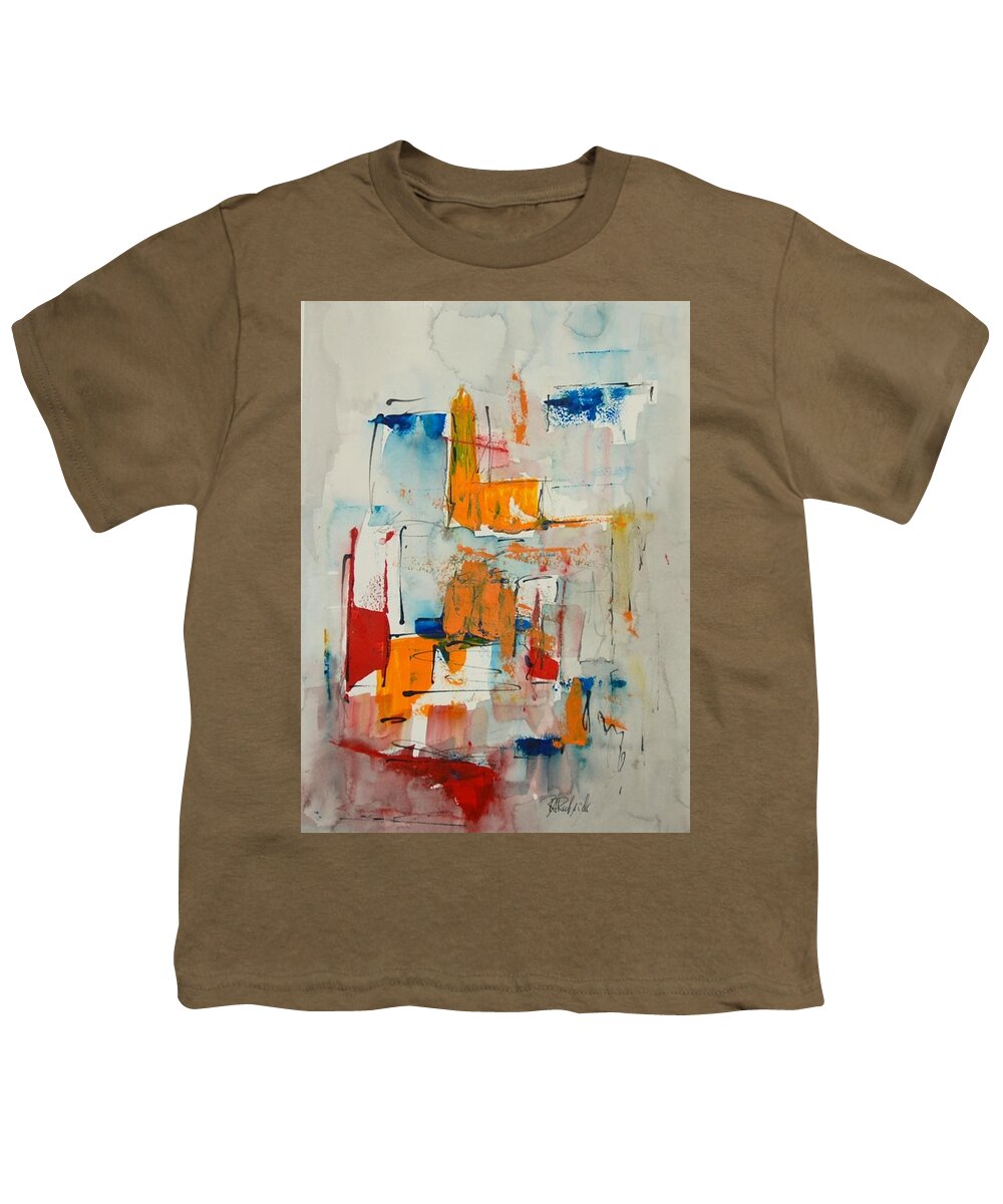  Youth T-Shirt featuring the painting Stillness and Motion #1 by Dick Richards