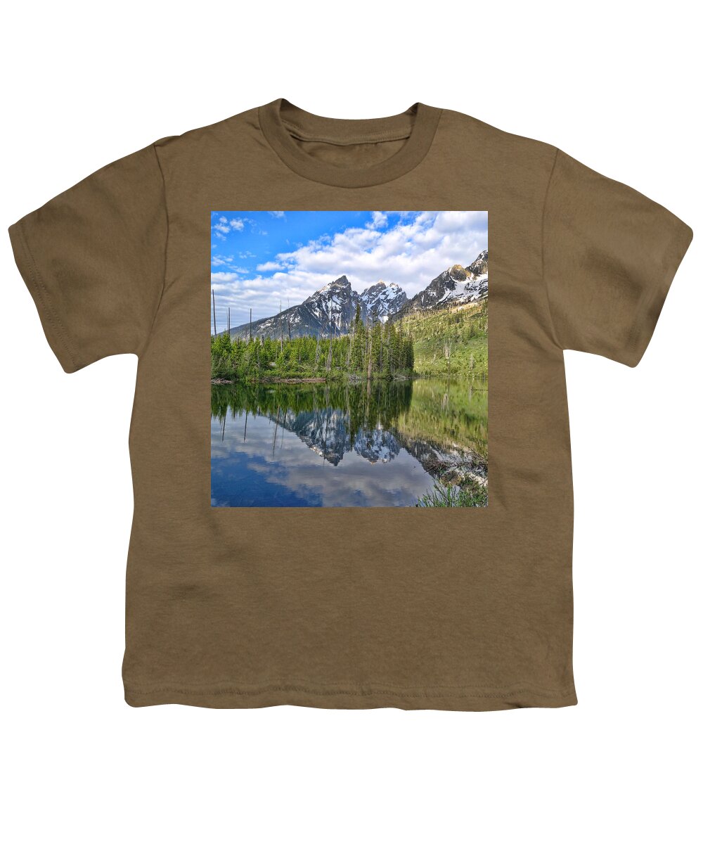 String Lake Reflections In Summer Youth T-Shirt featuring the photograph String Lake Reflections In Summer by Dan Sproul