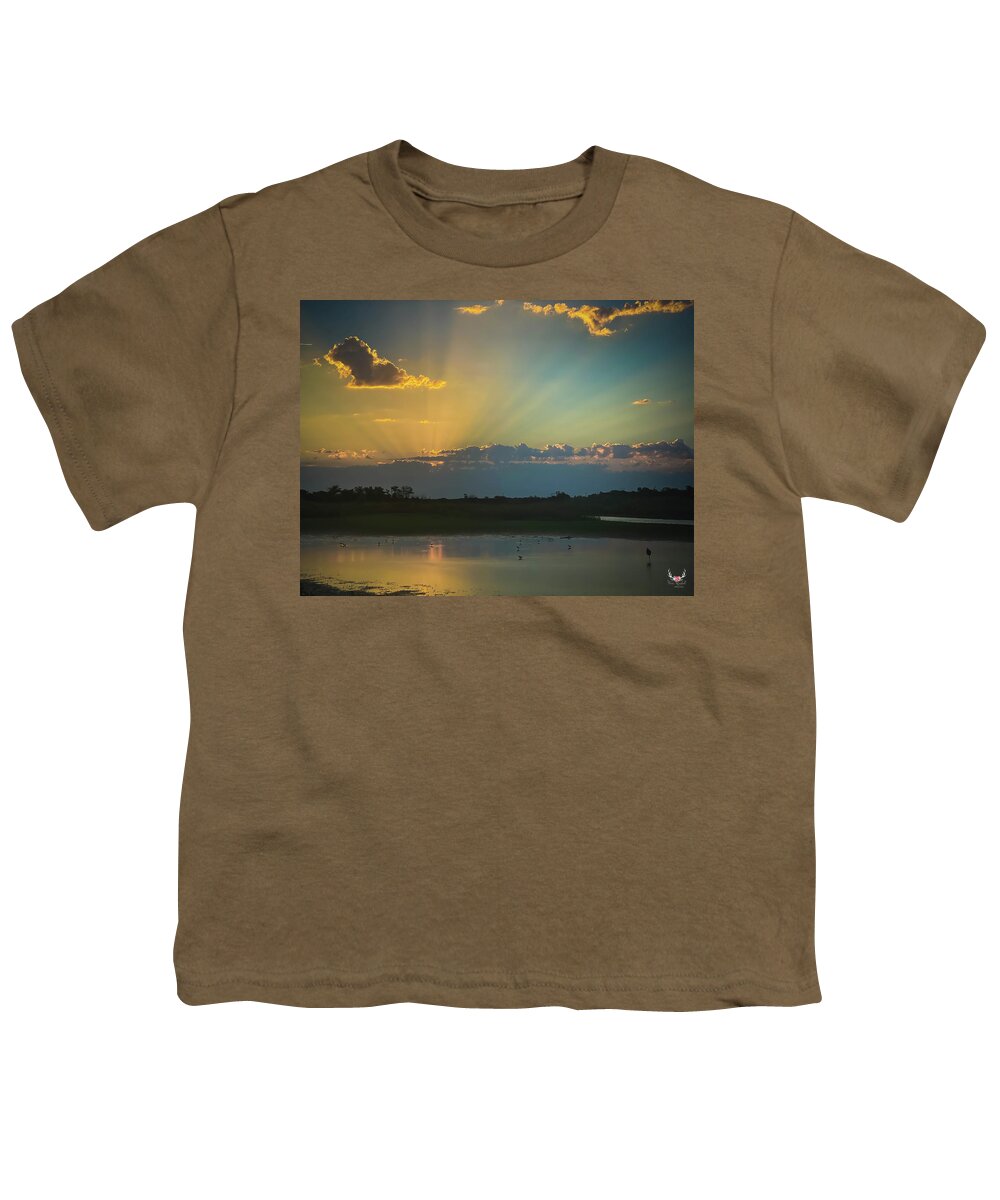Sunrise Youth T-Shirt featuring the photograph Sunrise Peeking Through by Pam Rendall