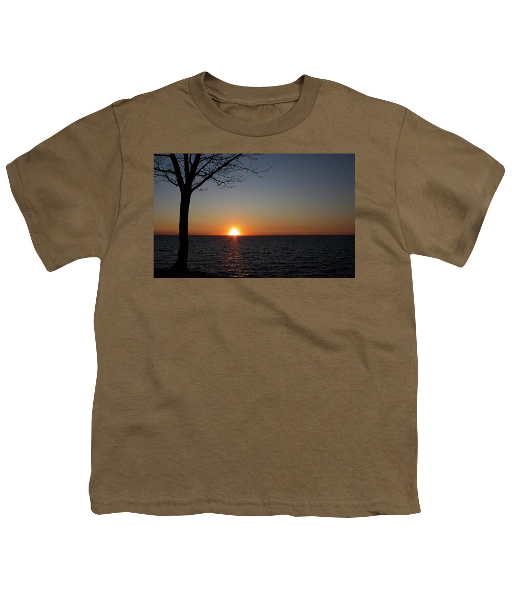 Sunset Youth T-Shirt featuring the photograph Sunset by Yvonne M Smith