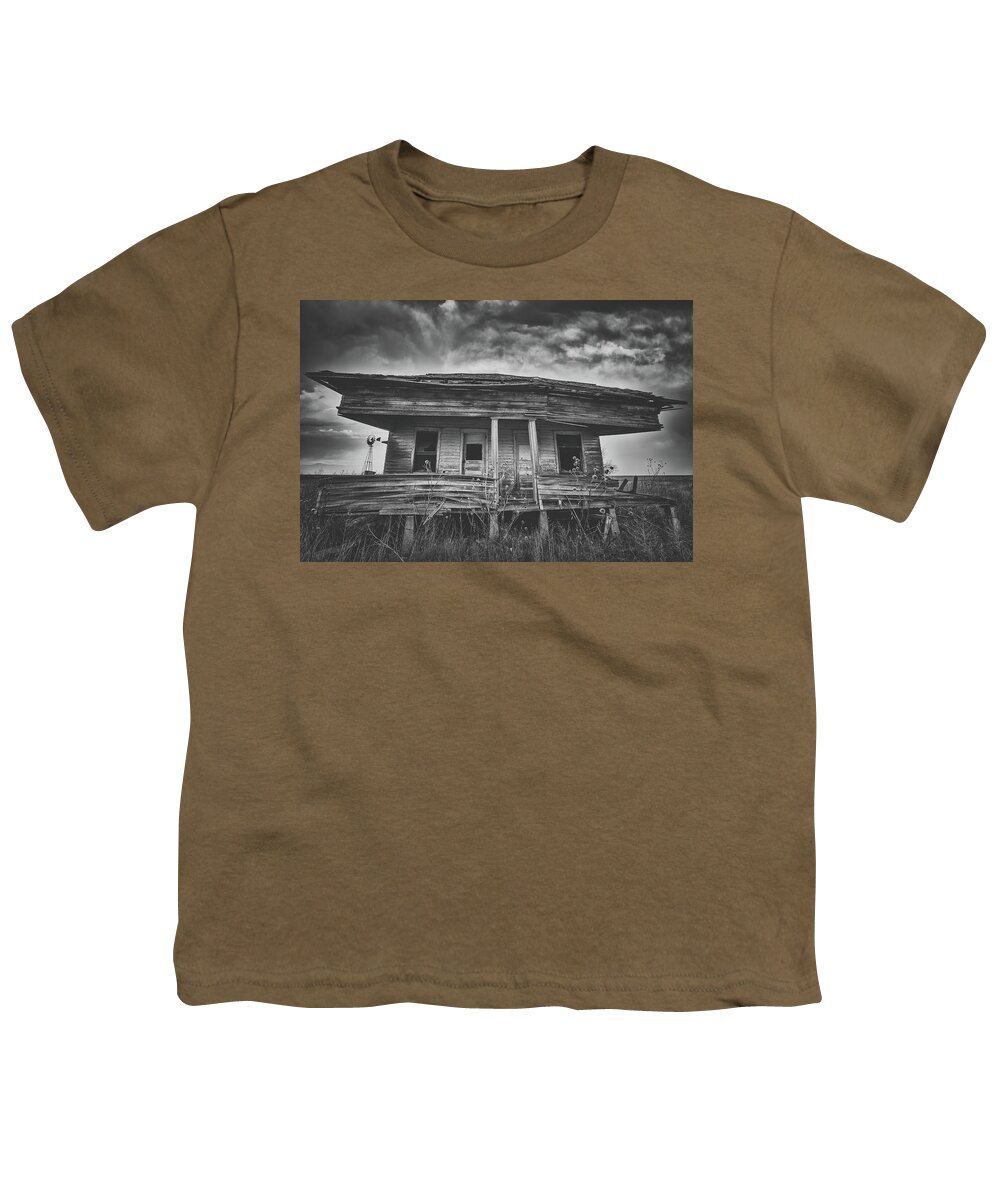 Abandoned Youth T-Shirt featuring the photograph Tales from the Front Porch by Darren White