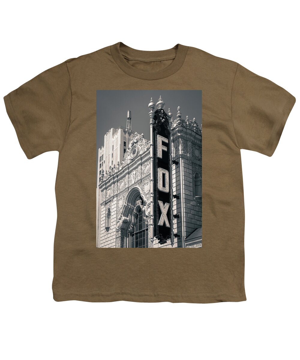 Fox Theatre Youth T-Shirt featuring the photograph The Fox by Scott Rackers