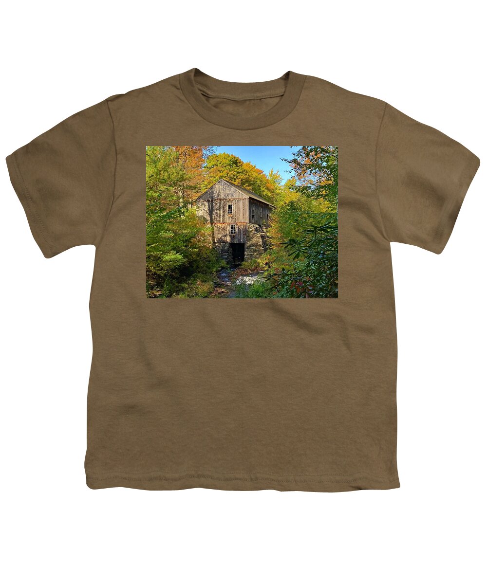 Old Youth T-Shirt featuring the photograph The old sawmill at Moore State Park by Monika Salvan