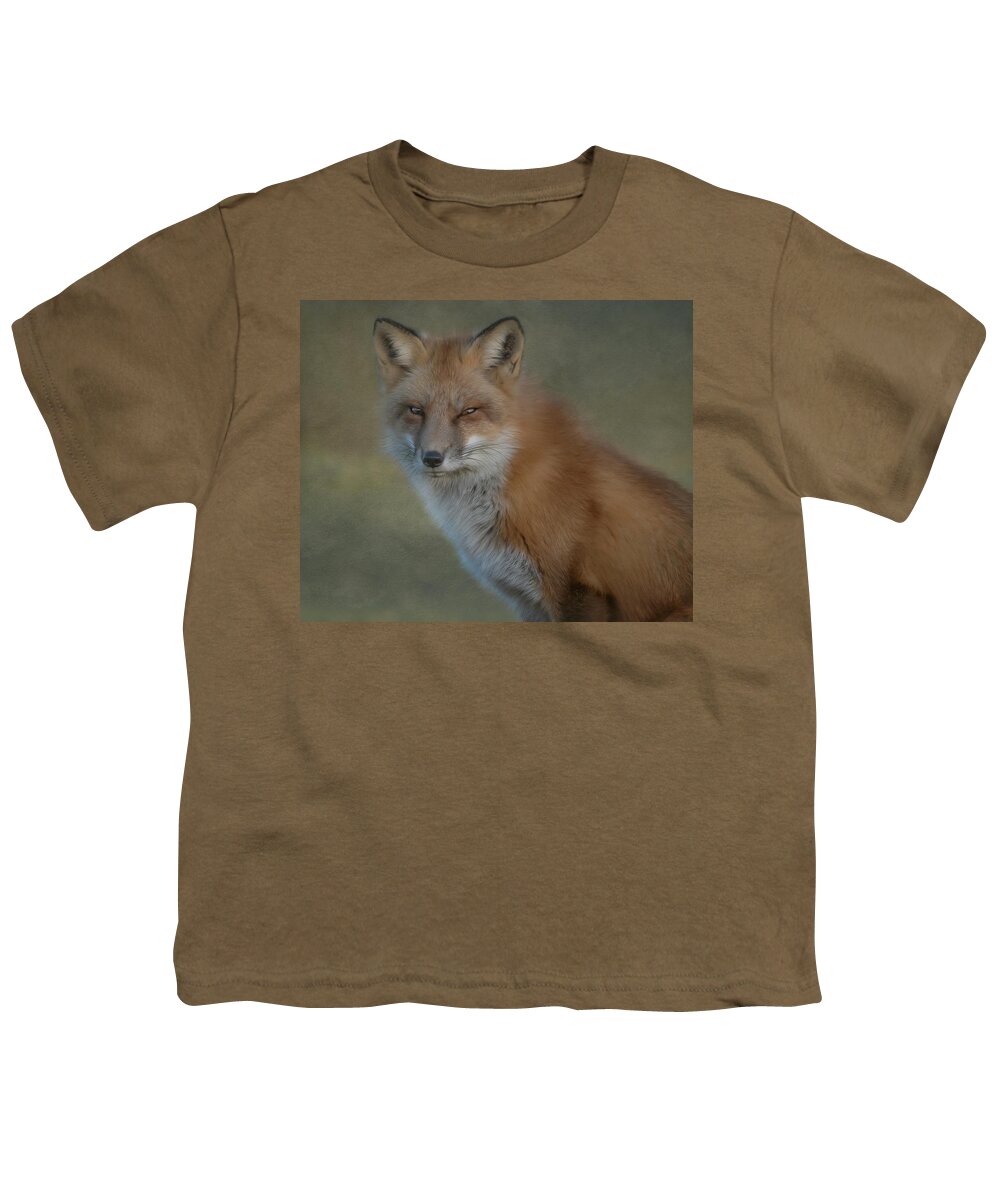 Red Fox Youth T-Shirt featuring the photograph The Red Fox Stare by Sylvia Goldkranz
