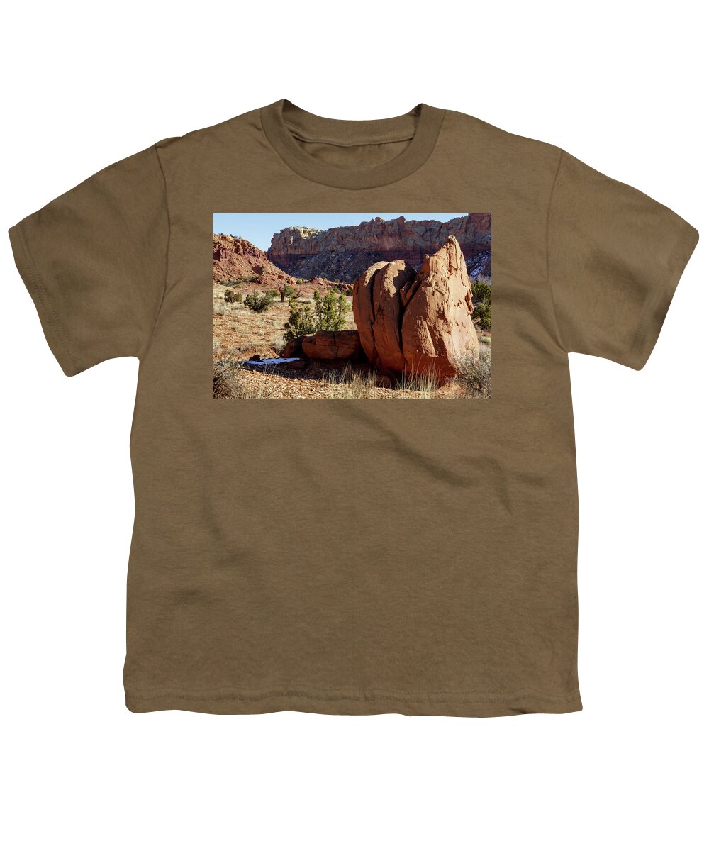 Landscape Youth T-Shirt featuring the photograph The Three Amigos by Steve Templeton