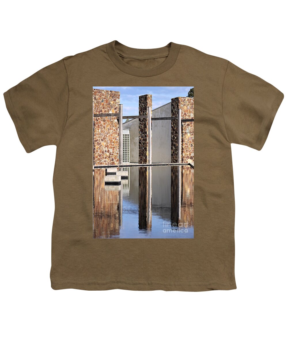 Yering Station Winery Youth T-Shirt featuring the photograph Time to Reflect by Joy Watson