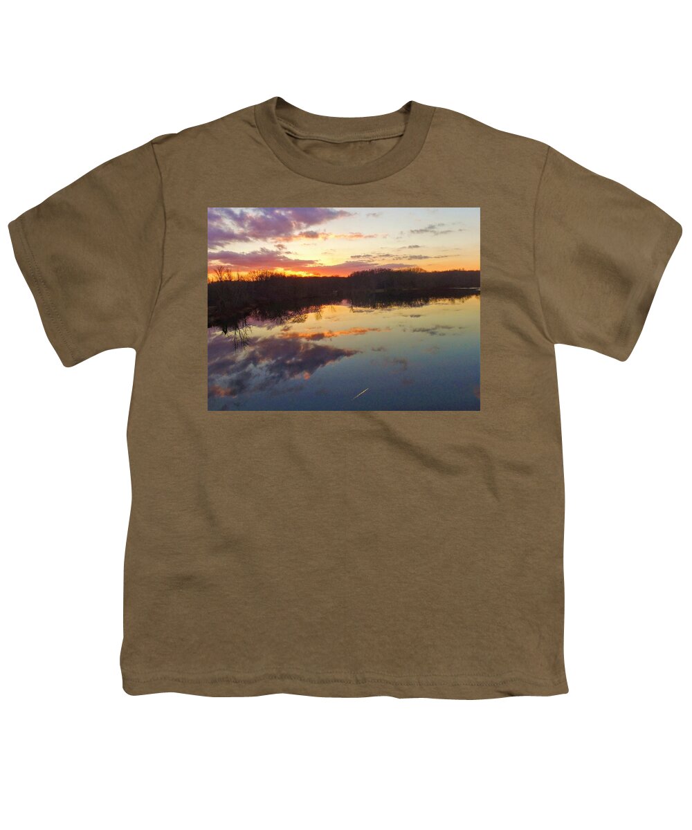  Youth T-Shirt featuring the photograph Tinkers Creek Park Sunset by Brad Nellis
