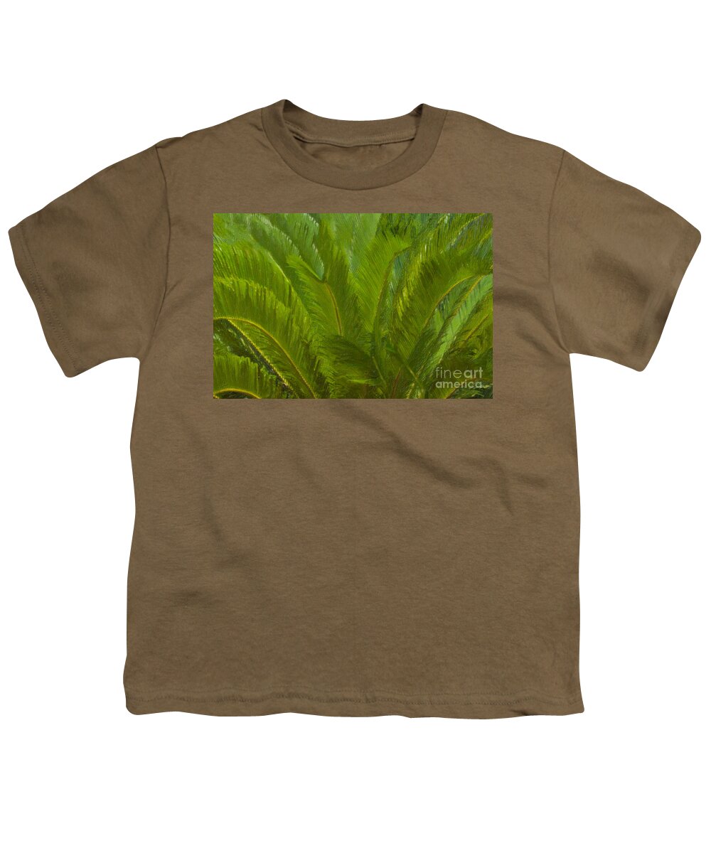 Tropical Youth T-Shirt featuring the painting Tropical Sago Palm by Dale Powell