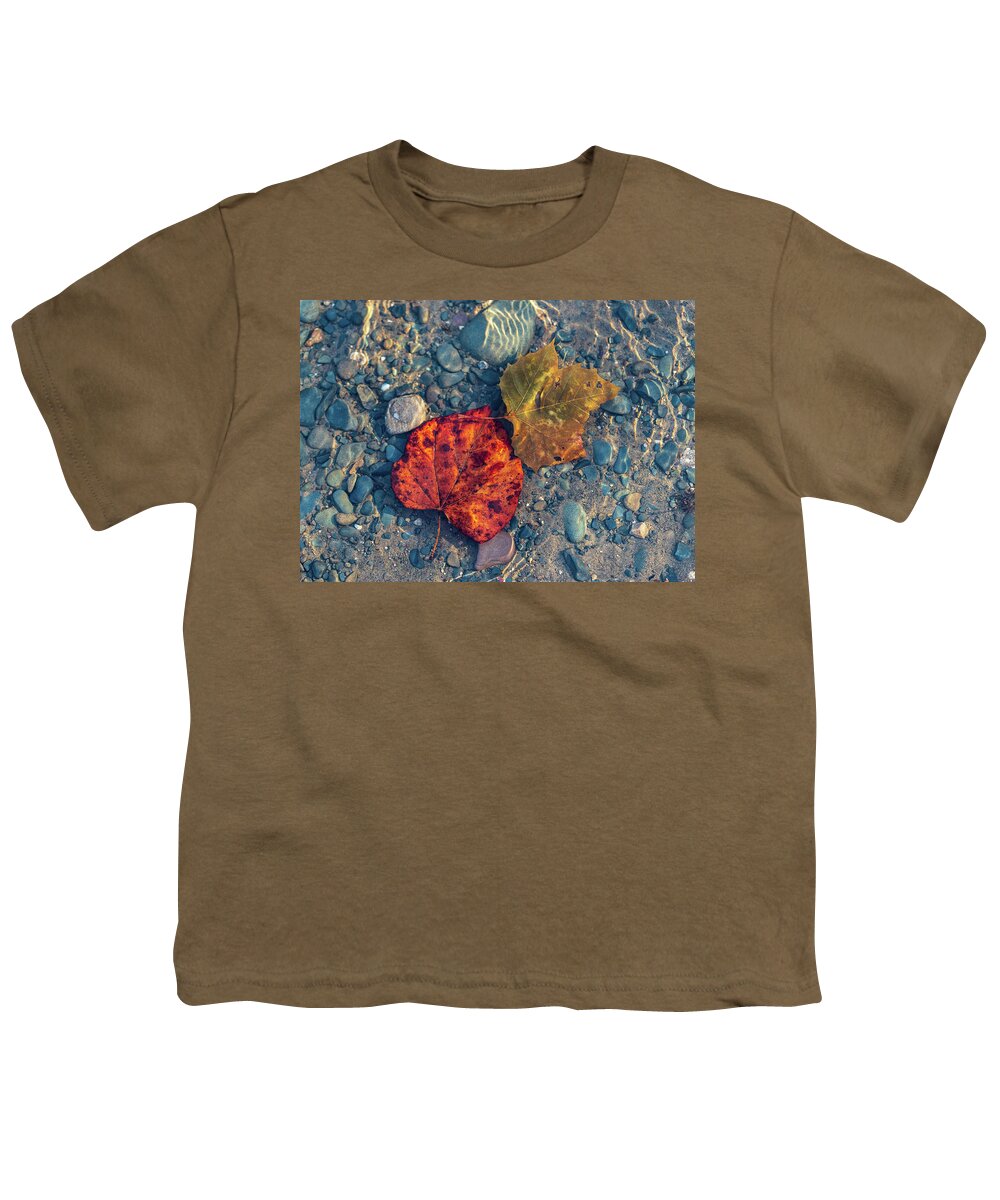 Delaware River Youth T-Shirt featuring the photograph Underwater Worlds - Delaware River Photography by Amelia Pearn