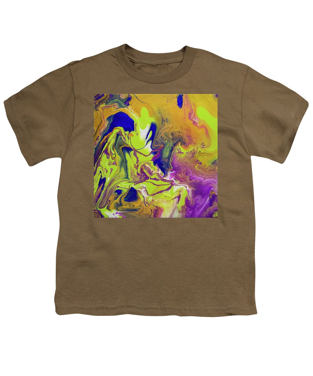 Flow Youth T-Shirt featuring the painting Untitled by Adelaide Lin