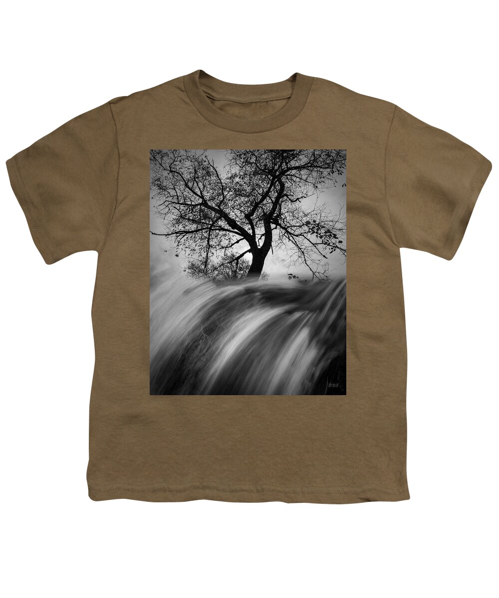 Abstract Youth T-Shirt featuring the photograph Untitled XXV BW by David Gordon