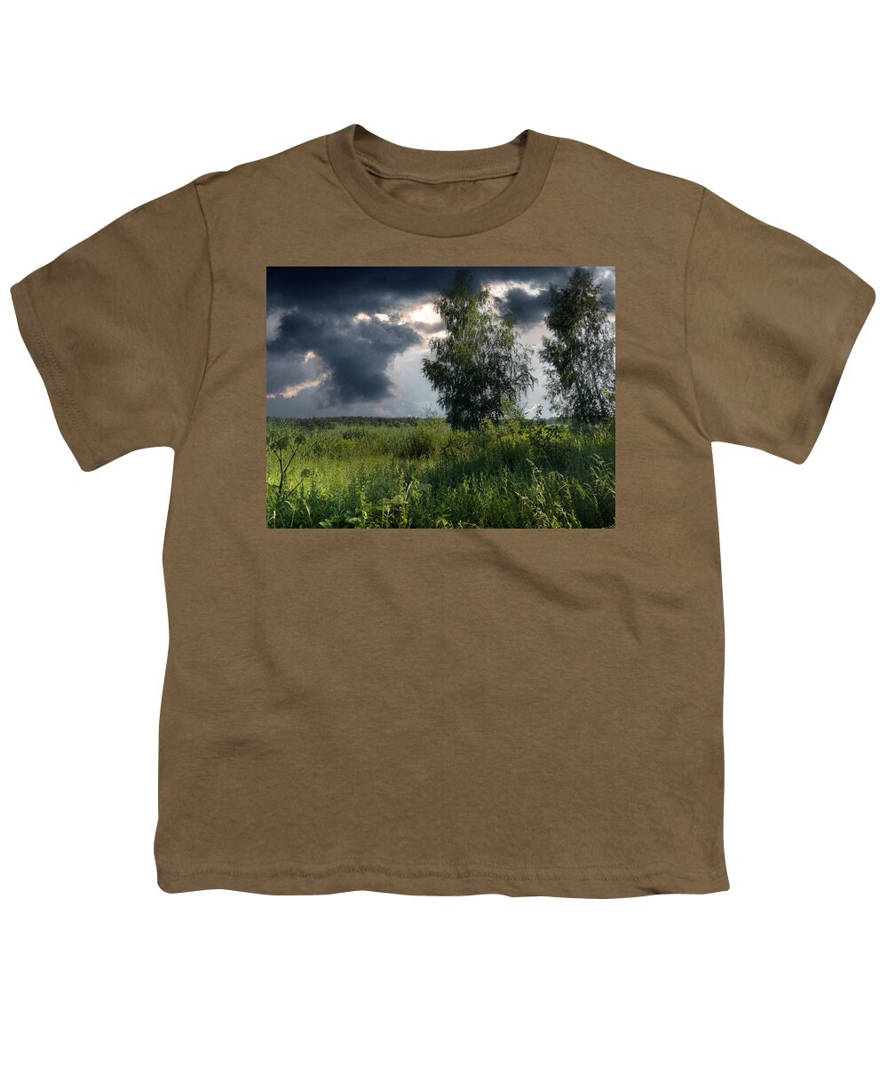 Photography Youth T-Shirt featuring the photograph Vivaldi Summer Storm by Aleksandrs Drozdovs