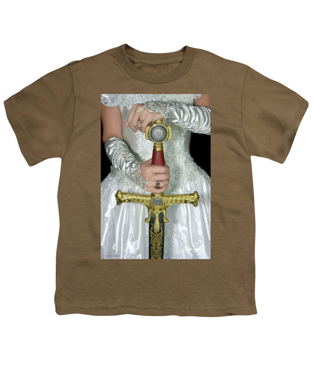 Prophetic Youth T-Shirt featuring the digital art Warrior Bride Stand 2 by Constance Woods